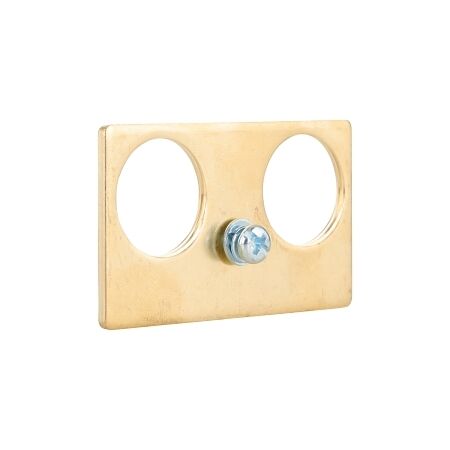 NHP ISO Brass Earthing Plate for SWA Glands, suits 1-3 gang Standard D63mm Base
