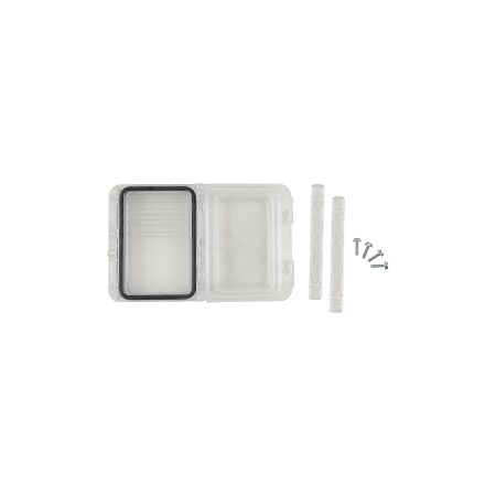 Fibox Inspection Window 4 DIN Module Opening W78 x H50mm