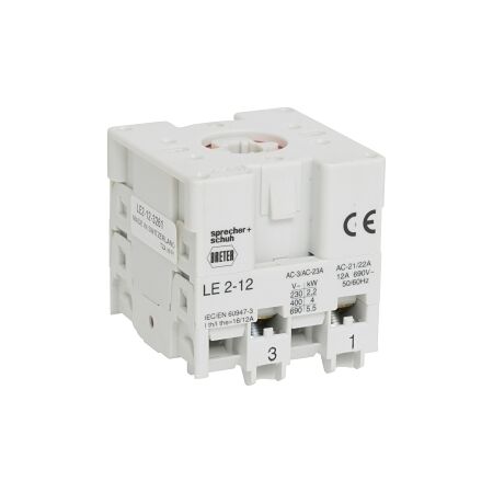 Sprecher and Schuh L2 Cam Switch Switch Body 1 Pole Changeover SR 12A Panel Mount