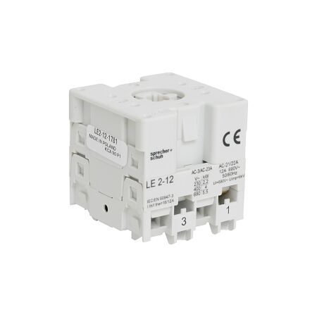 Sprecher and Schuh L2 Cam Switch Switch Body 1 Pole Changeover with Off 12A Panel Mount