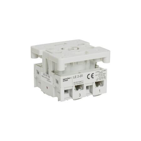 Sprecher and Schuh L2 Cam Switch Switch Body 2 Pole Off On 20A Panel Mount