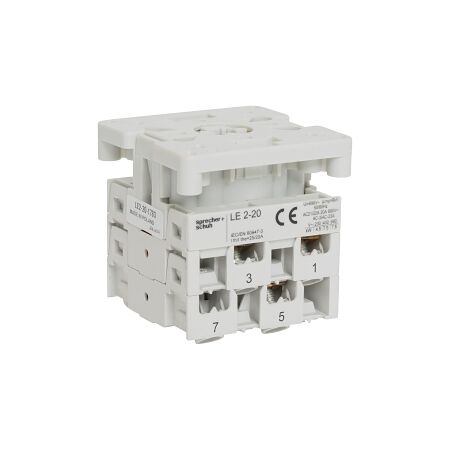 Sprecher and Schuh L2 Cam Switch Switch Body 3 Pole Off On 20A Panel Mount