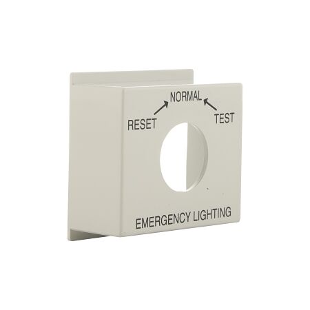Sprecher and Schuh L2 Cam Switch Ll2P4 Legend Cover Plate Emergency Lighting Rest Normal Test