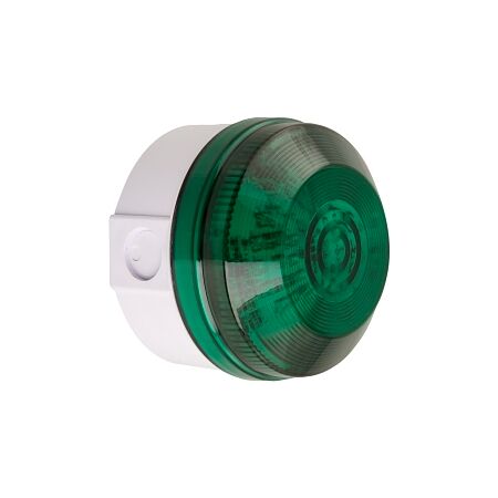 Moflash LED195 48 LEDS Steady/Flashing Mode IP65 20 to 30V AC DC Wall or Surface Mnt Lens Green
