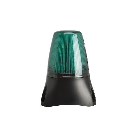 Moflash LEDA100 ECO Sounder Cap 8 LEDS Steady/ Flash Mode IP65 20-30VAC DC W/ S Mnt Green