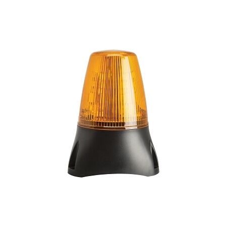 Moflash LEDA100 ECO Sounder Cap 8 LEDS Sty/ Fls Mode IP65 85-280VAC and 85-380VDC W/ S Mnt Amber