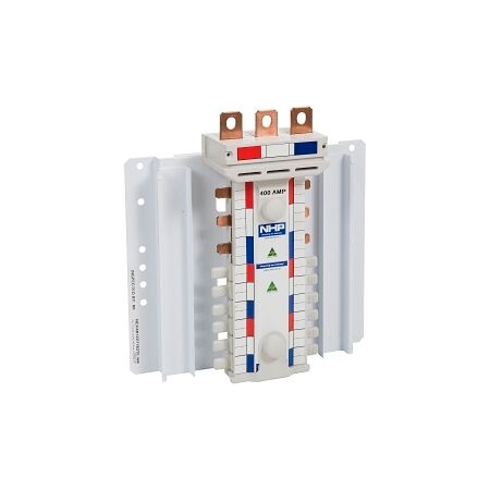 NHP POWERMAX DIN-T NCH Busbar Chassis 400A Hybrid 6 Way 27mm 36 Way 18mm 3Pole Top Feed