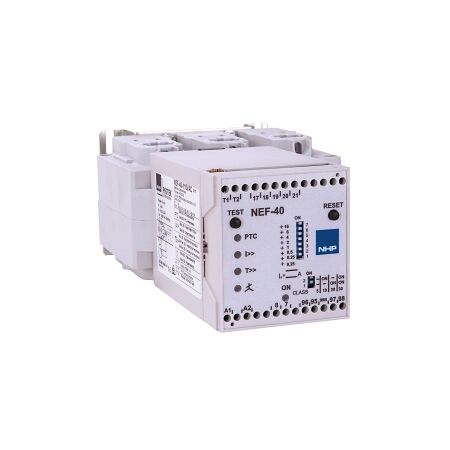 NHP Motor Protection Relays Overload Electronic 8.25 to 40A 110VAC Control