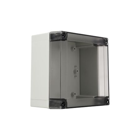 Fibox MNX Terminal Box PC IP66 and IP67 Low Box H100 x W100 x 35mm Clear