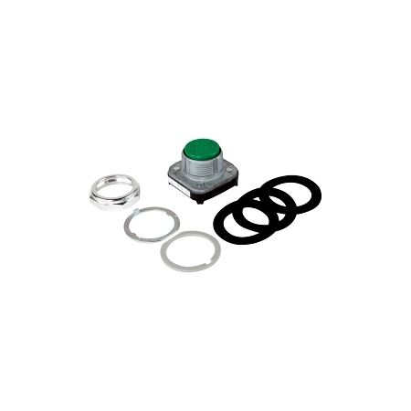 Allen-Bradley 800T Pushbutton 30.5mm Flush Head Momentary Non Illuminated No Contacts Green