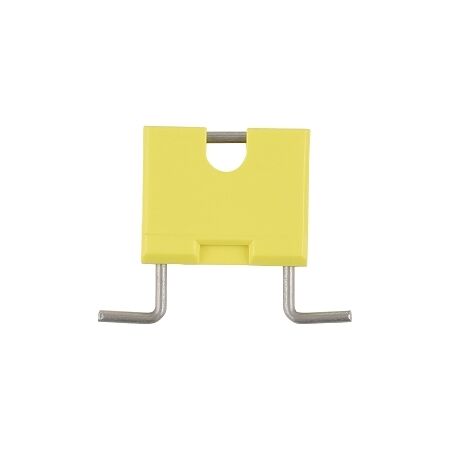NHP DIN-T Accessory Locking Device Non Captive suits DTCB10H 4mm Yellow Qty 10