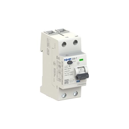 NHP DIN-T Residual Current Device RCCB 1 Pole and Switched Neutral 80A 30mA Type A