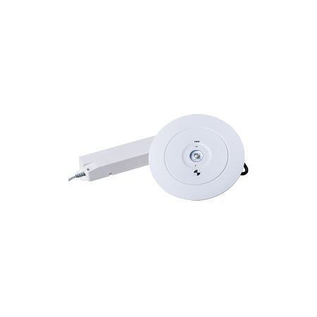 Stanilite Single Point Economy Emergency Spitfire Recessed with Flex and Plug with LIFEPO4 Battery