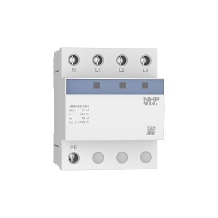 NHP MOD6+ Surge Diverter 3Pole plus Neutral 20kA