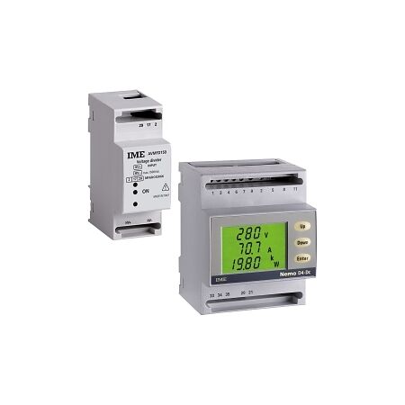 IME Nemo D4-DC Energy Meter DC with Modbus RS485 and Alarm Auxiliary Supply 230V AC