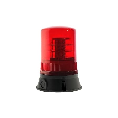 Moflash LED 400 Rotating Beacon 18 LEDS 80 to 120 RPM IP65 85 to 280V AC or DC Lens Red