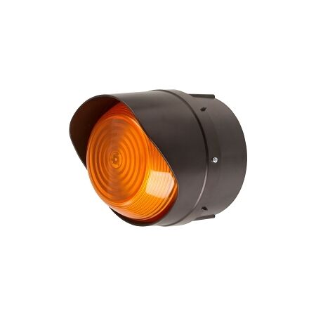Moflash LEDTL Traffic Light 36 LEDS Steady or Flashing Mode IP65 20-30VAC DC Bracket Mnt Amber