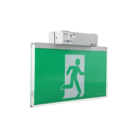 Stanilite Single Point Platinum Exit Lighting LED Evago Ceiling Mount Single Sided