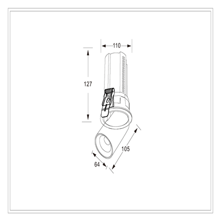 Round Surface Mount DL White Tri Color 12w
