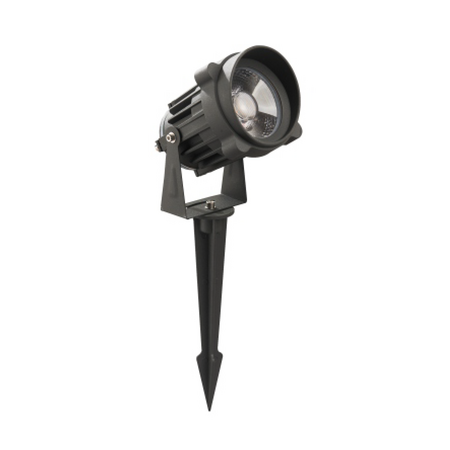 6w Garden Spike/Black/3000K