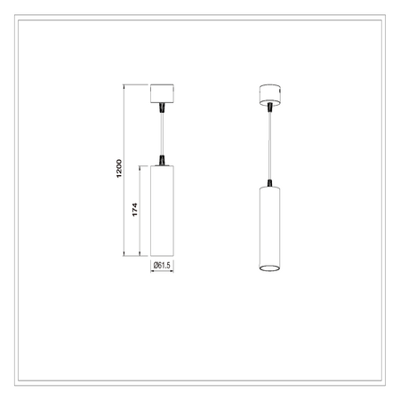15w LED Pendant Light Gold