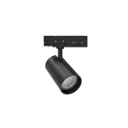 40w Three Phase Track Head Black