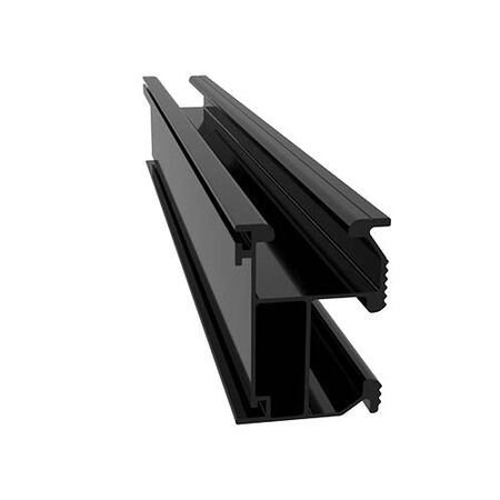 Mounting Mibet Rail 3600mm Black Each (MR-R-MA/3.6/BLK)