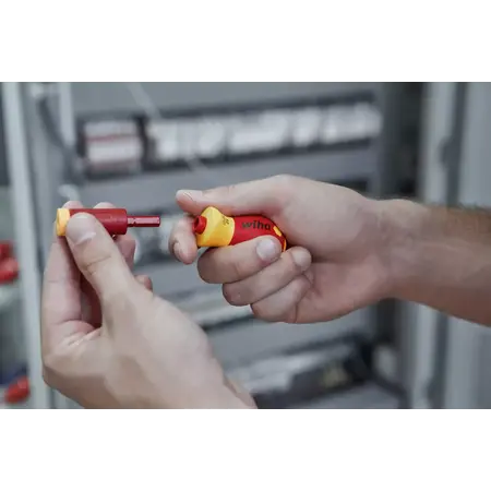 Screwdriver with bit holder set slimVario® electric