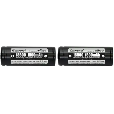 Battery set, 18500 Li-ion