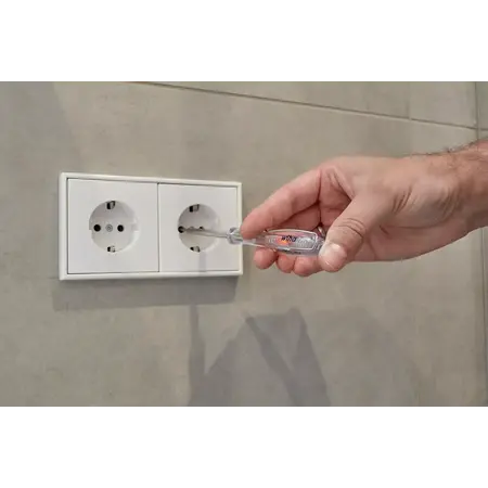 Voltage tester SoftFinish® single-pole, 110-250 volts x | 140 mm