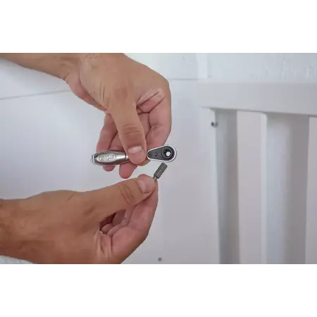 Bit ratchet 90 mm with thumb wheel 1/4" | 90 mm