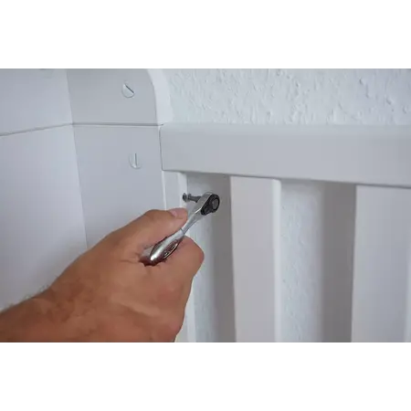 Bit ratchet 90 mm with thumb wheel 1/4" | 90 mm