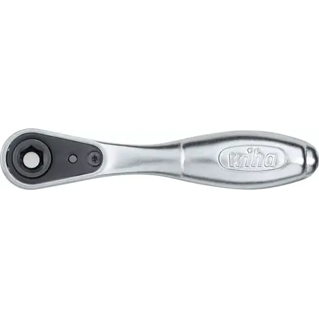 Bit ratchet 90 mm with thumb wheel 1/4" | 90 mm