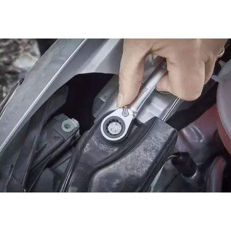 Ring ratchet open-ended spanner set