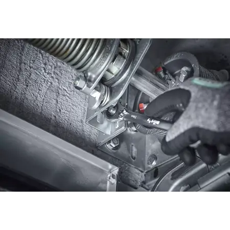 Ring ratchet open-ended spanner set