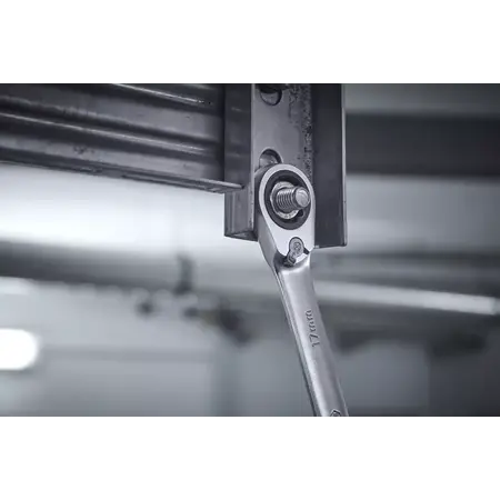 Ring ratchet open-ended spanner set