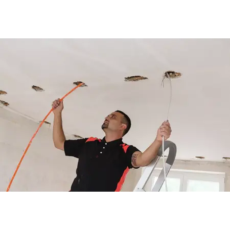 Electrician's Longlife® folding ruler, 2 m orange | 15 mm