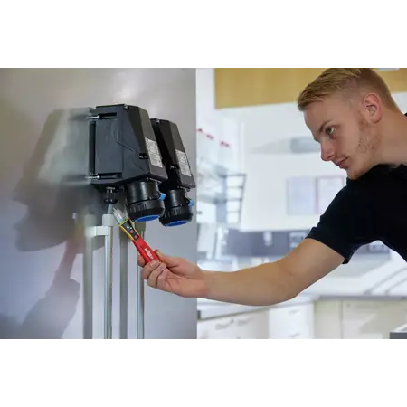 Single-pole, non-contact voltage tester volt detector, explosion protected 12-1,000 V AC 12 - 1000