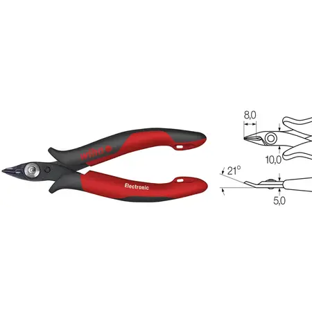 Electronic diagonal cutters - | 126 mm