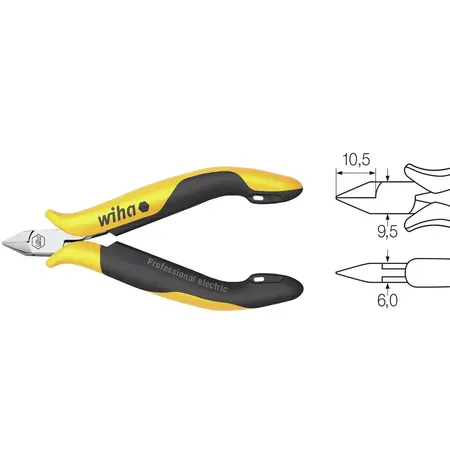 Professional ESD diagonal cutters - | 115 mm