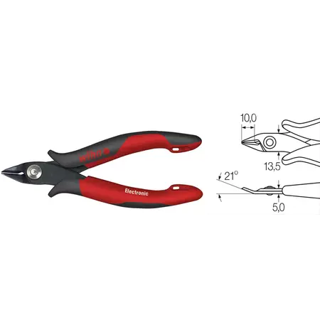 Electronic diagonal cutters x | 130 mm