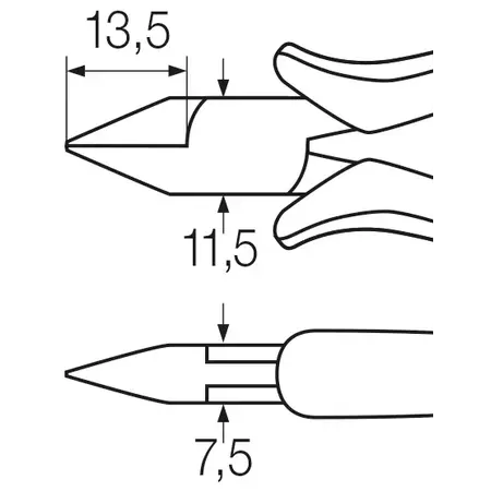 Professional ESD diagonal cutters 115 mm | -