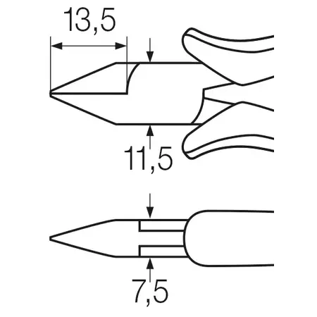 Professional ESD diagonal cutters 115 mm | -