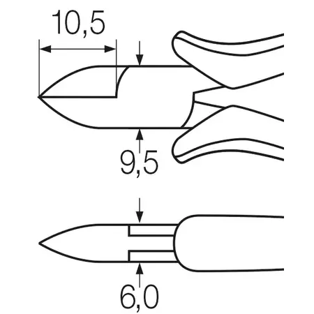 Professional ESD diagonal cutters - | 115 mm
