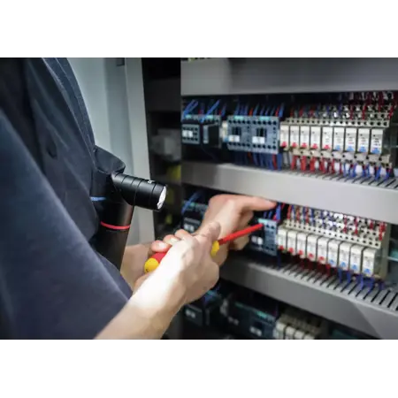 Flashlight with LED, laser and UV light Class 2 | 100 - 310 lm