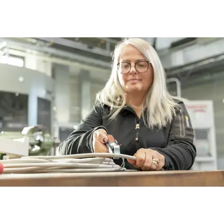 Stripping tool with self-rotating drag blade x | 165 mm