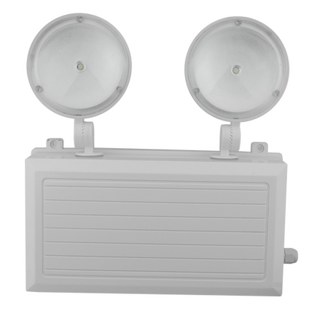 Twin Spot Emergency Light with Self Testing