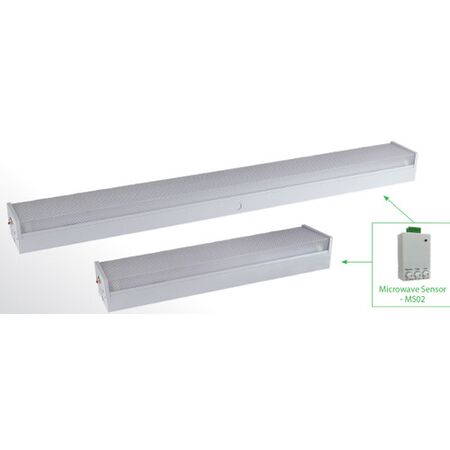 2ft LED Strip Emergency Batten - Prismatic