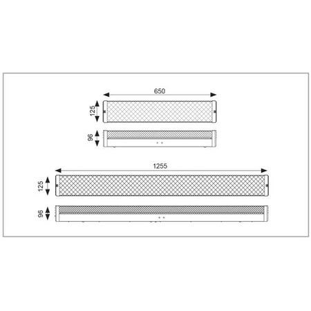 4ft T8 Tube Batten - Prismatic