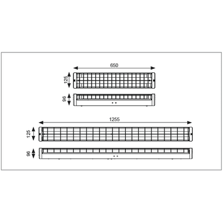 4ft T8 Tube Batten - Wireguard